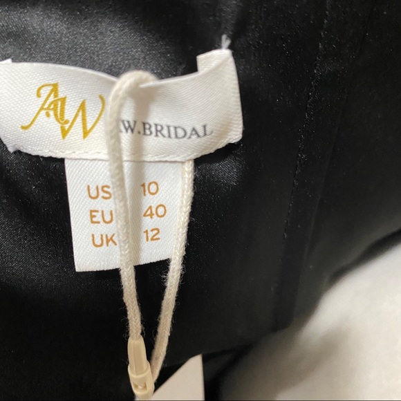 NWT AW.Bridal A-Line Off Shoulder Bridesmaid Dress - Picture 9 of 16